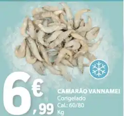 E.Leclerc Camarão vannamei congelado promoção