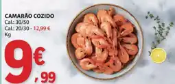 E.Leclerc Camarão cozido promoção