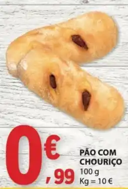 E.Leclerc Pão com chouriço promoção