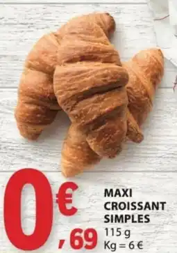 E.Leclerc Maxi croissant simples promoção