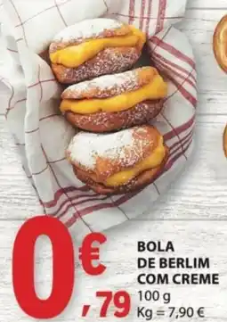 E.Leclerc Bola de berlim com creme promoção