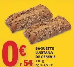 E.Leclerc Baguette lusitana de cereais promoção