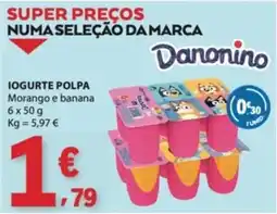 E.Leclerc Iogurte polpa danonino promoção
