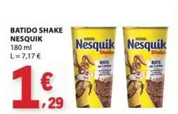 E.Leclerc Batido shake nesquik promoção