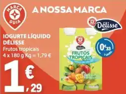 E.Leclerc Iogurte líquido délisse promoção