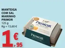 E.Leclerc Manteiga com sal marinho primor promoção