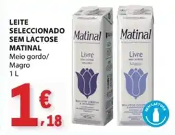 E.Leclerc Leite seleccionado sem lactose matinal promoção