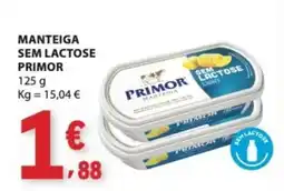E.Leclerc Manteiga sem lactose primor promoção
