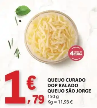 E.Leclerc Queijo curado dop ralado queijo são jorge promoção