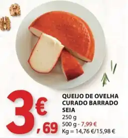 E.Leclerc Queijo de ovelha curado barrado seia promoção
