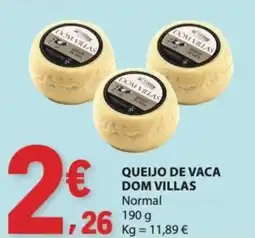 E.Leclerc Queijo de vaca dom villas normal promoção