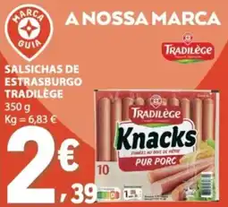 E.Leclerc Salsichas de estrasburgo tradilège promoção