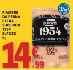 E.Leclerc Fiambre da perna extra superior 1954 elpozo promoção