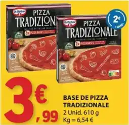 E.Leclerc Base de pizza tradizionale promoção