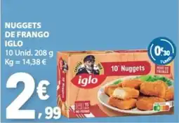 E.Leclerc Nuggets de frango iglo promoção