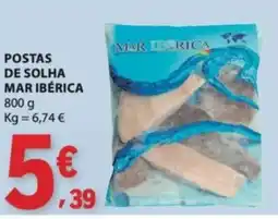 E.Leclerc Postas de solha mar ibérica promoção