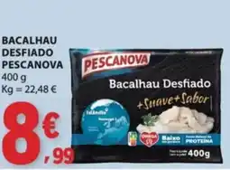 E.Leclerc Bacalhau desfiado pescanova promoção