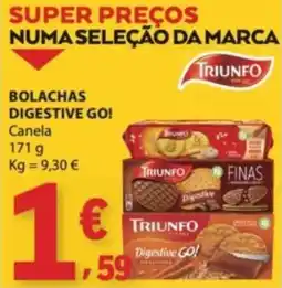 E.Leclerc Bolachas digestive go! promoção