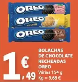 E.Leclerc Bolachas de chocolate recheadas oreo promoção