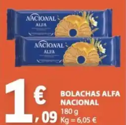 E.Leclerc Bolachas alfa nacional promoção