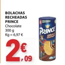 E.Leclerc Bolachas recheadas prince chocolate promoção