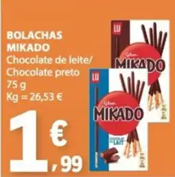 E.Leclerc Bolachas mikado promoção
