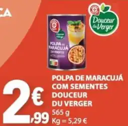 E.Leclerc Polpa maracuja corsementle douceur du verger promoção