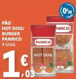 E.Leclerc Pão hot dog/ burger panrico promoção