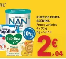 E.Leclerc Puré de fruta blédina promoção