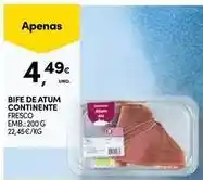 Continente Bom dia Continente - bife de atum promoção