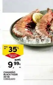 Continente Bom dia Camarão black tiger promoção