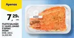 Continente Bom dia Filete salmao c/alho, limão eervas promoção
