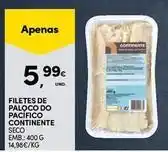 Continente Bom dia Continente - filetes de paloco do pacífico promoção
