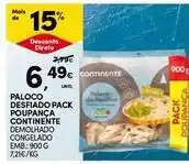 Continente Bom dia Continente - paloco desfiado pack poupanca promoção