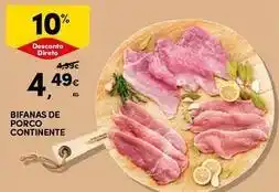 Continente Bom dia Continente - bifanas de porco promoção