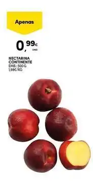 Continente Bom dia Continente - nectarina promoção