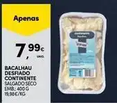Continente Bom dia Continente - bacalhau desfiado promoção