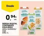 Continente Bom dia Continente - bebida vegetal promoção