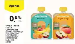 Continente Bom dia Continente - saquetas de fruta promoção