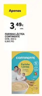 Continente Bom dia Continente - farinha lactea promoção