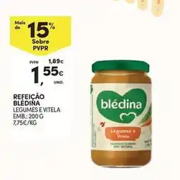 Continente Bom dia Blédina - refeição promoção