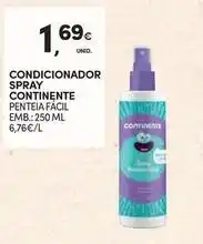 Continente Bom dia Continente - condicionador spray promoção