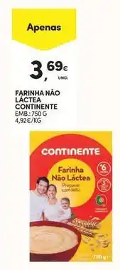 Continente Bom dia Continente - farinha nao lactea promoção