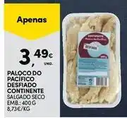 Continente Bom dia Continente - palco do pacífico desfiado promoção