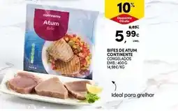 Continente Bom dia Continente - bife de atum congelados promoção