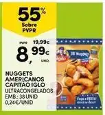 Continente Bom dia Iglo - nuggets americanos capitao promoção