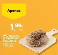 Continente Bom dia Rio maior - pão escuro c/ sementes promoção