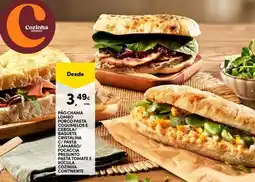 Continente Bom dia Continente - pao chama lomo para pasta coquillaose baguete promoção