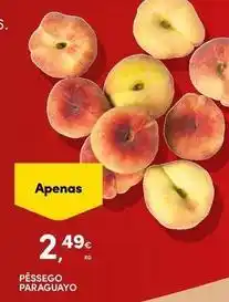 Continente Bom dia Pessego paraguayo promoção