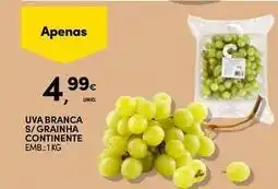 Continente Bom dia Continente - uva branca s/grainha promoção